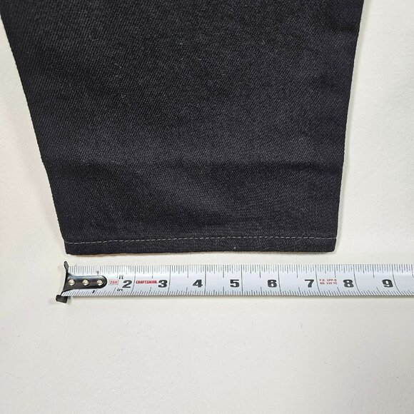 Levi's 501 Original Straight Leg Button Fly Mid Rise Jeans NWT 30x30" Black - Picture 9 of 15